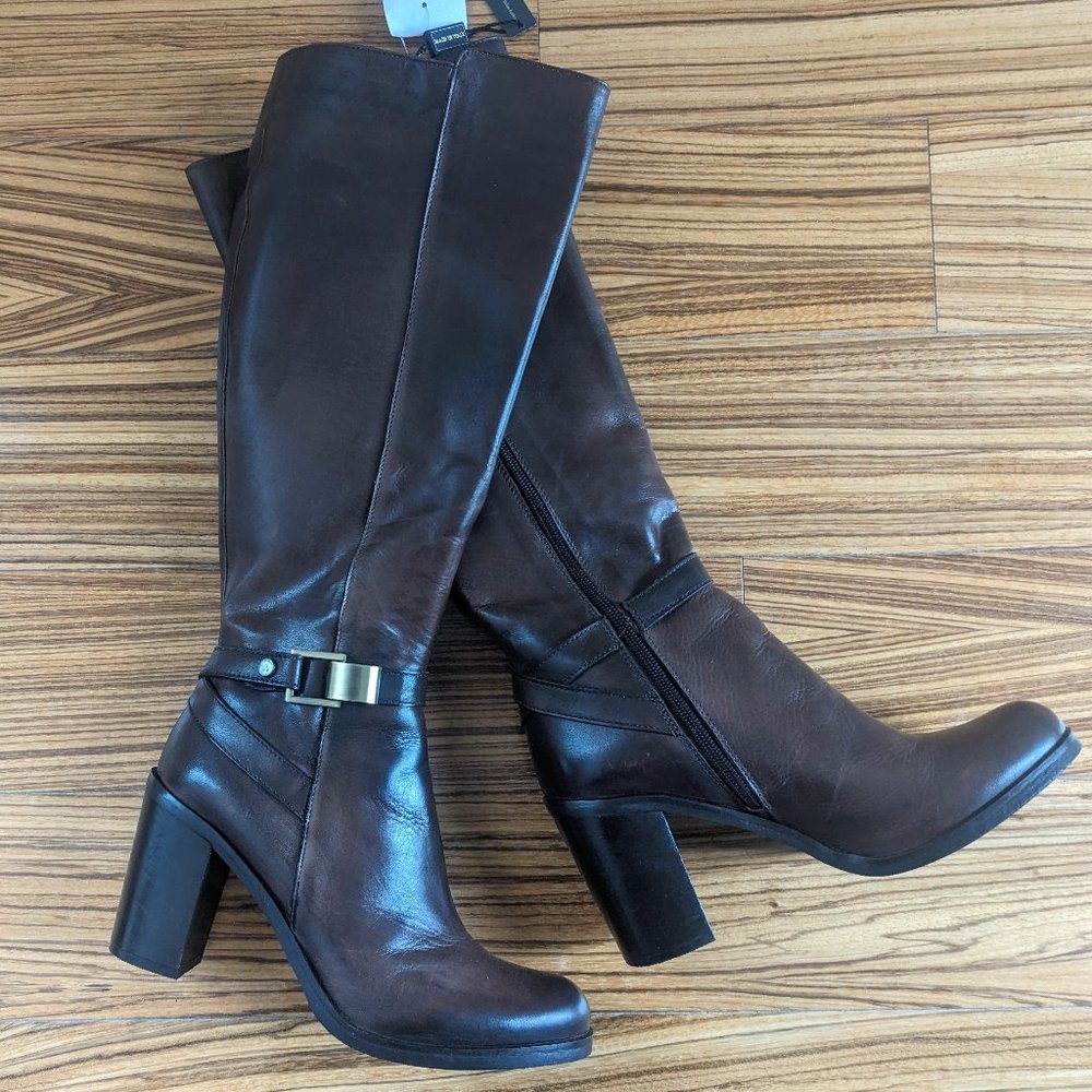 Brown Heeled Boots